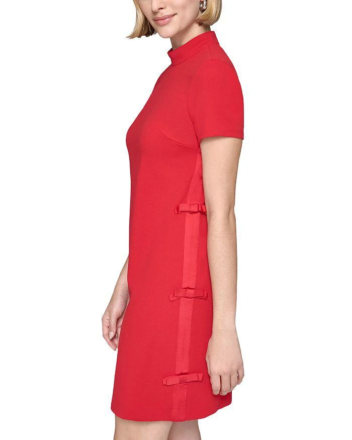 Karl Lagerfeld Paris Ponte Bow Trim Dress 4