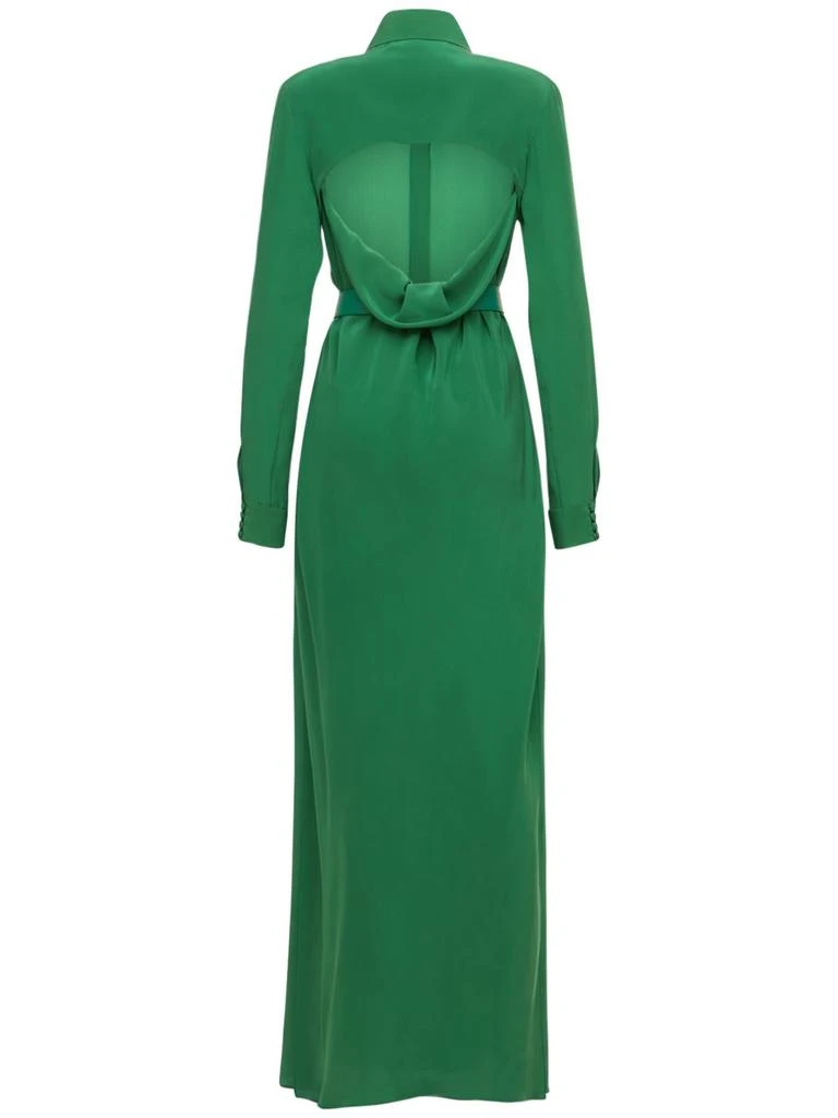 Costarellos Silk Crepe Kaftan Dress 6