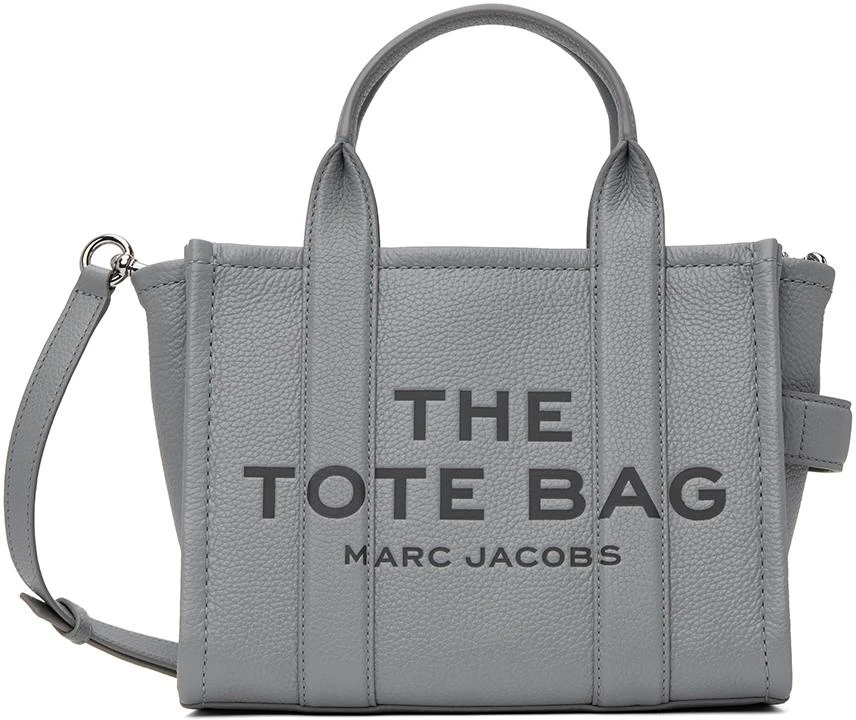 Marc Jacobs Gray 'The Leather Small' Tote 1