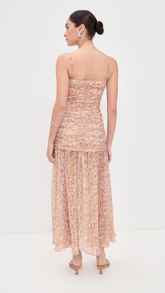Kika Vargas Pamela Dress Yellow Garden