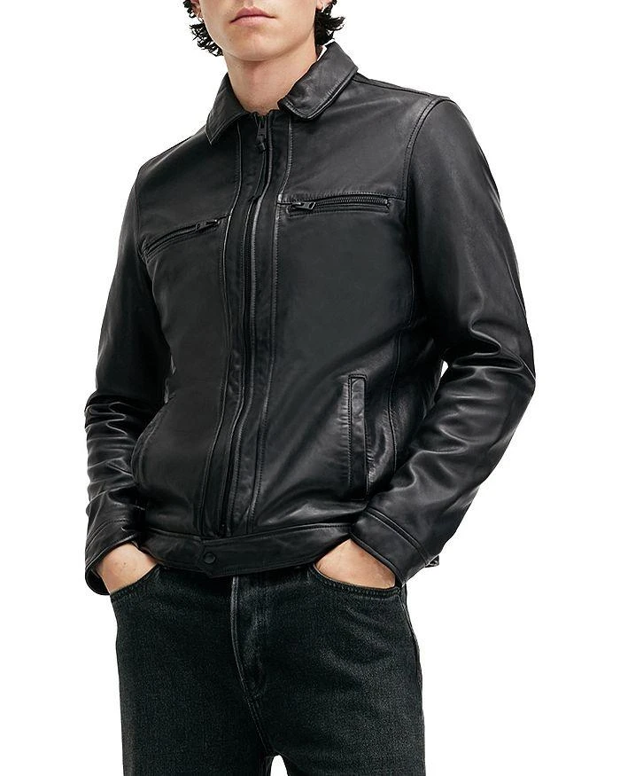 ALL SAINTS Luck Leather Jacket 5
