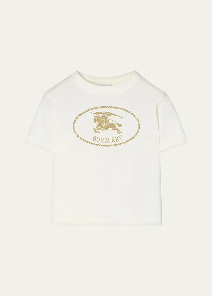 Burberry Boy's Knight Stamp Cotton T-Shirt, Size 12M-3