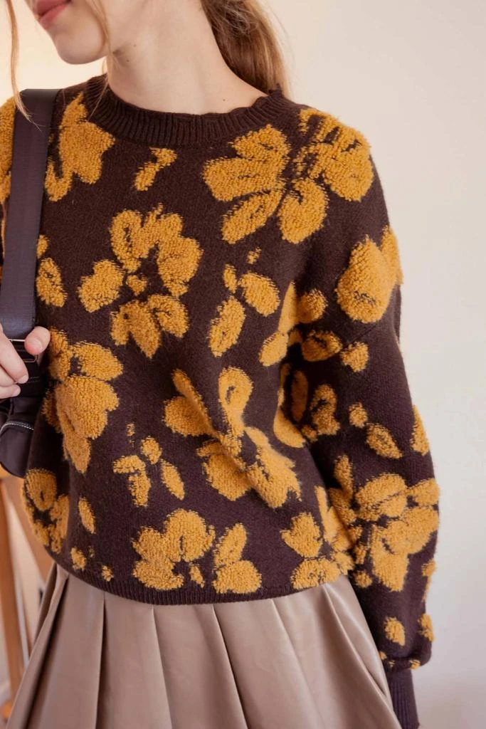 Blu Pepper Blu Pepper - Floral Distressed Sweater 3