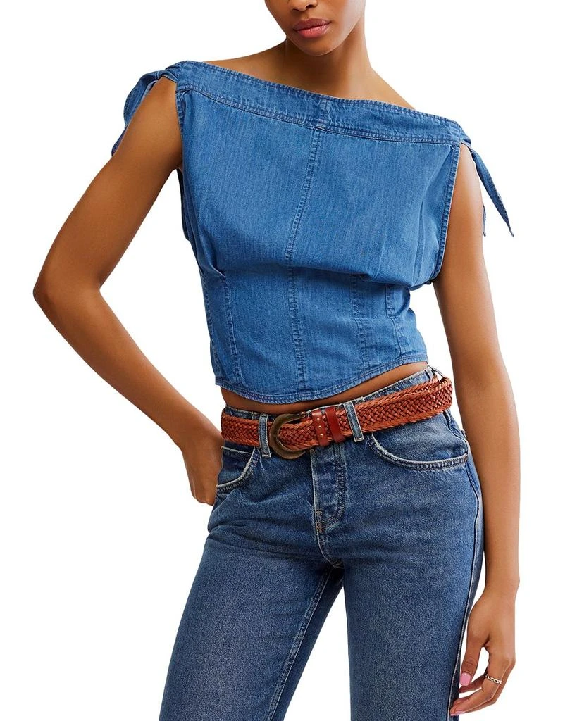 Free People Louie Indigo Top 1