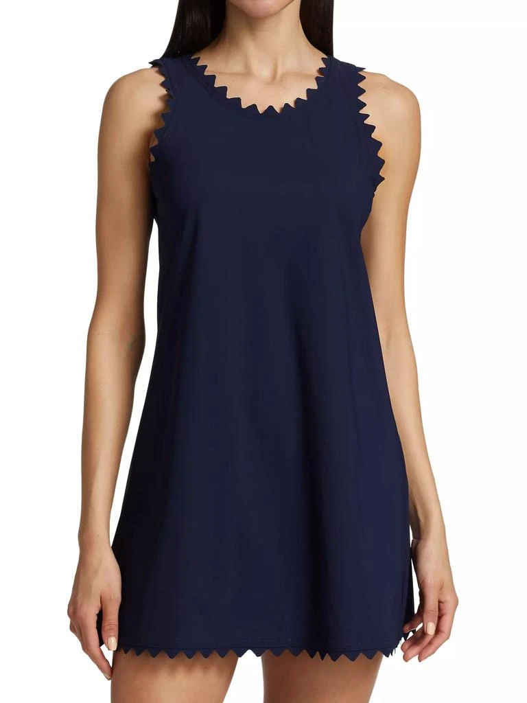 Karla Colletto Swim Ines Scalloped A-Line Dress 3