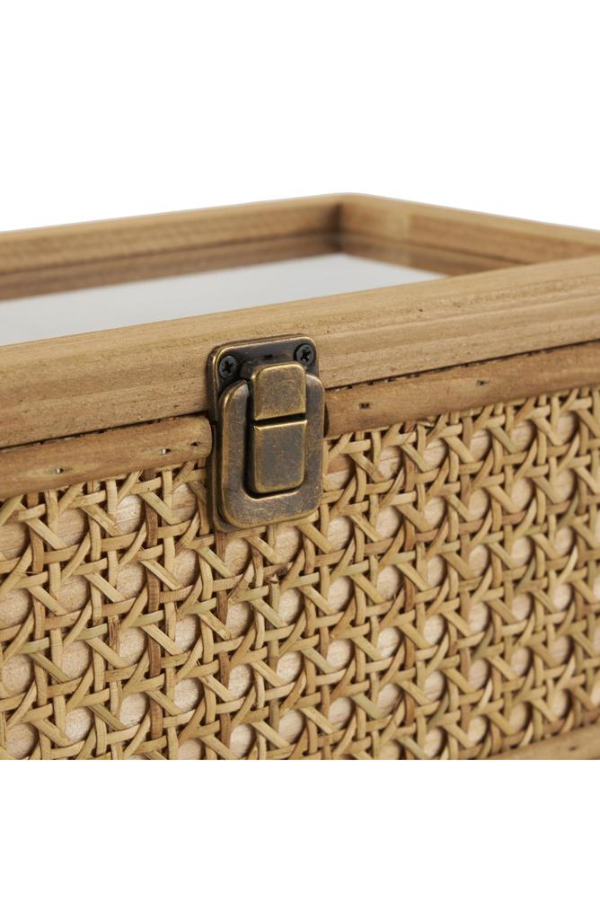 UMA Set of 2 Natural Rattan Boxes