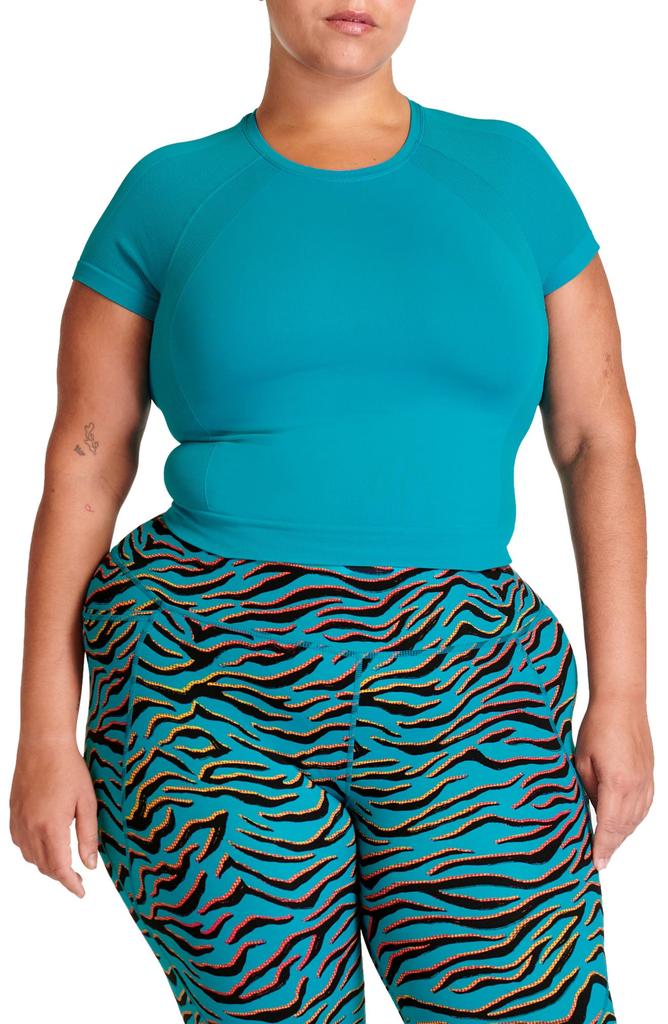 SWEATY BETTY Athlete Seamless Crop T-Shirt