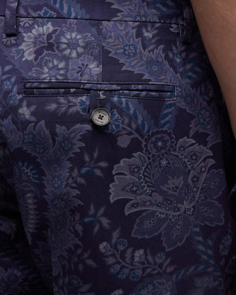 ETRO Men's Lightweight Paisley Trousers 7