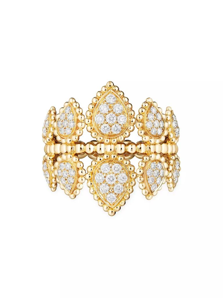 Boucheron Serpent Bohème 18K Yellow Gold & 0.5 TCW Diamond Ring 4