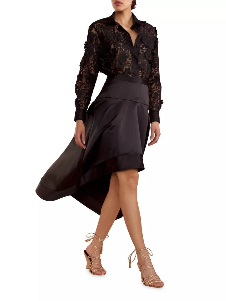 Cynthia Rowley Lace Button-Front Shirt 2