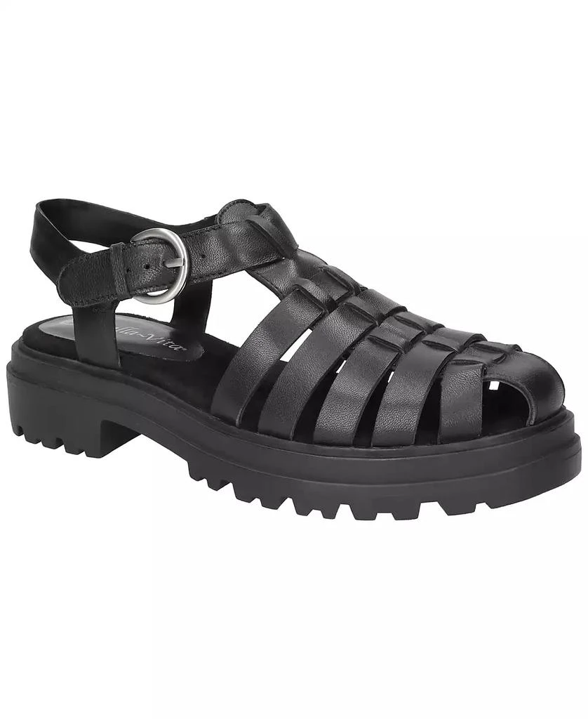 Bella Vita Women's Sinclaire Lug Sole Fisherman Sandals 1