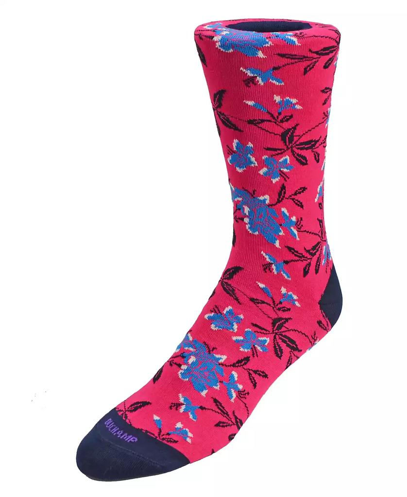 DUCHAMP LONDON Men's Floral Dress Sock