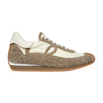 Loewe Flow Runner in nylon and suede 1