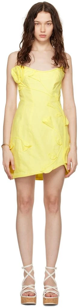 Zimmermann Yellow Matchmaker Rose Minidress 1