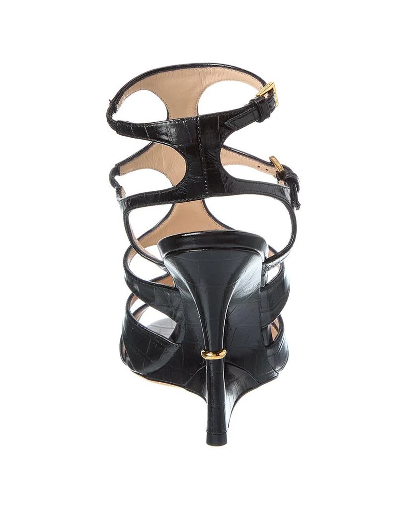 Tom Ford Croc-Embossed Leather Sandal 3
