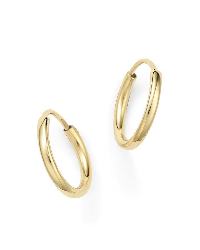 Bloomingdale's 14K Yellow Gold Small Endless Hoop Earrings