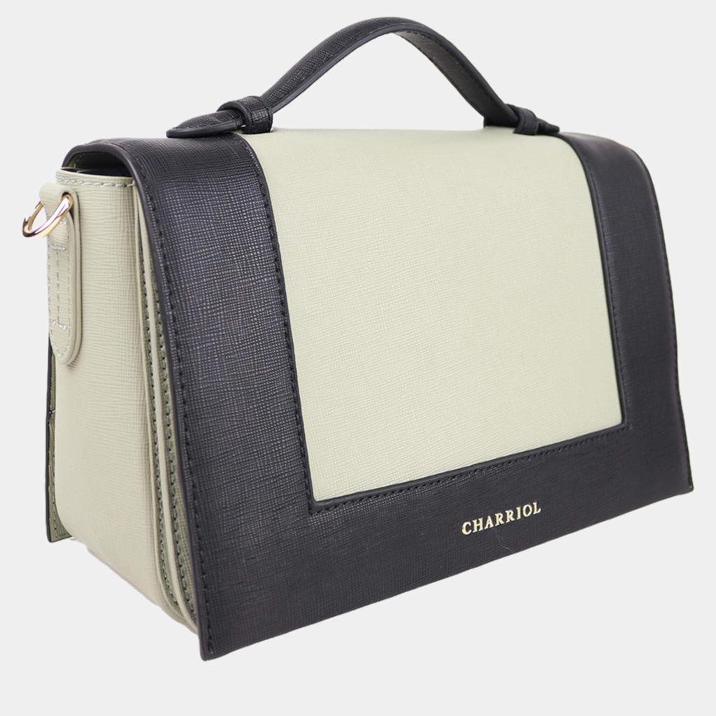 Charriol Charriol Light grey Leather Marina Crossbody