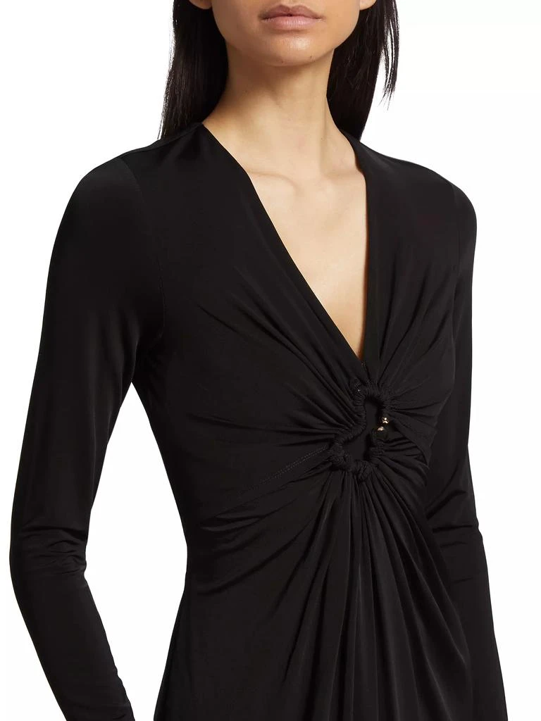 Tahari The Alisha Knit Gathered Midi-Dress 6