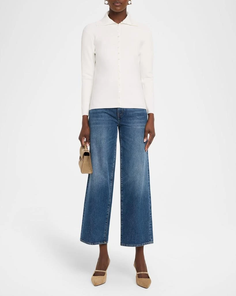 Totême Fitted Polo Cardigan 2