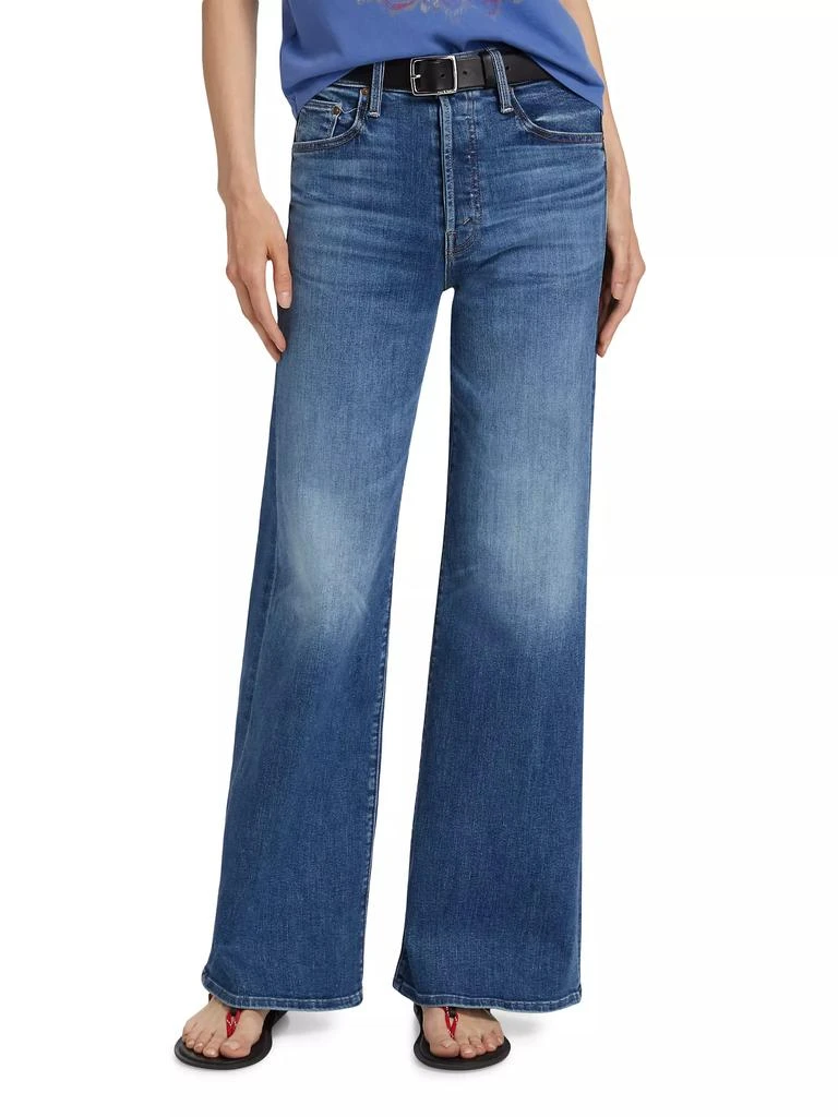MOTHER The Tomcat Roller Sneak Wide-Leg Jeans 3