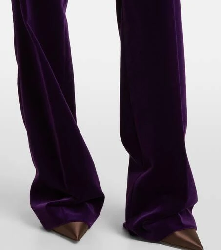 Tom Ford Cotton velvet flared pants 5