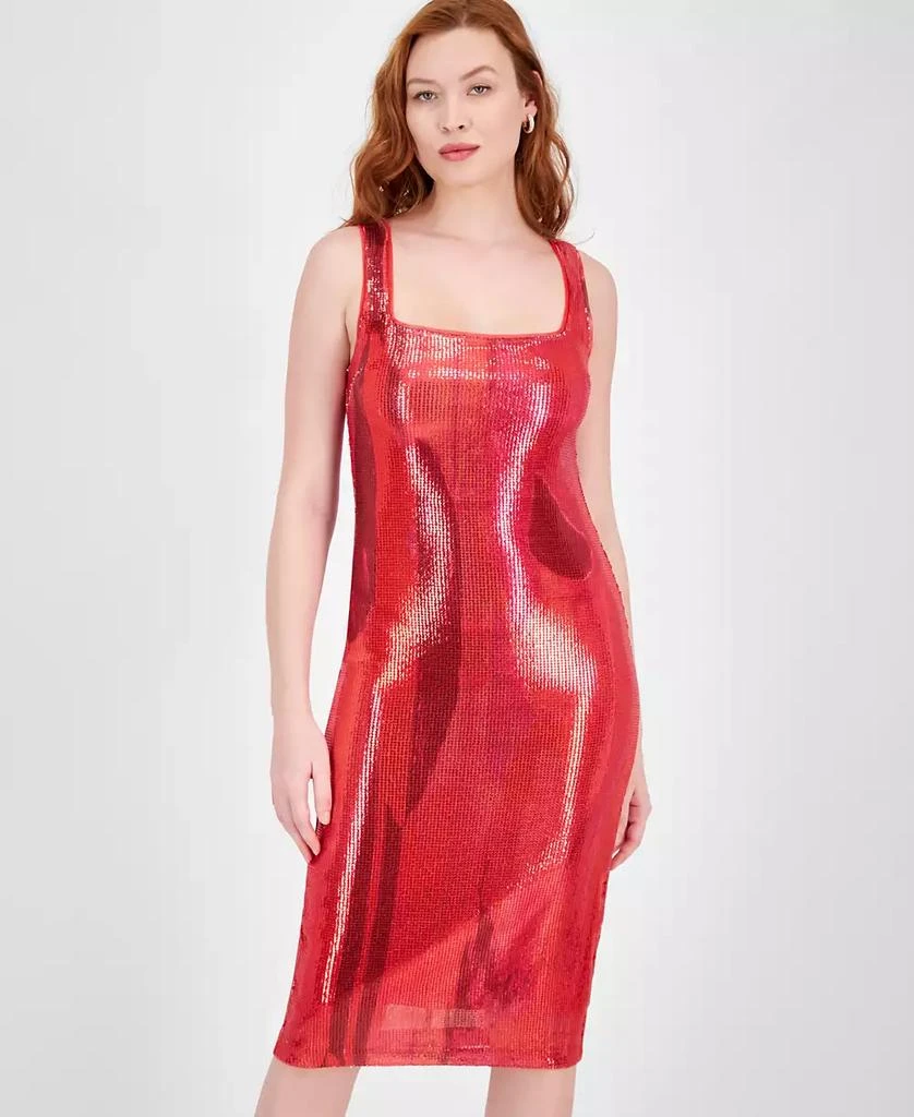 RACHEL Rachel Roy Women's Ariel Sequin Sleeveless Sheath Dress 3