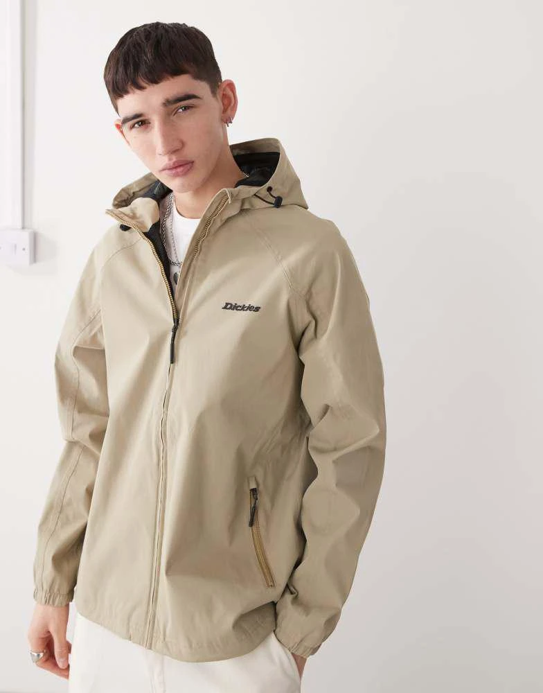 DICKIES Dickies ronan shell windbreaker jacket in light tan 1