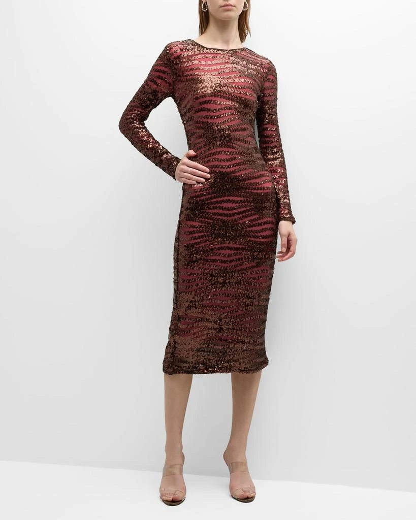 Kate Express Sequin Long-Sleeve Midi Dress  On Sale Now with Up to 66% Off  | Discover Exclusive Deals & Savings at BeyondStyle  Authentic Le Superbe  women's clothing|Women|women|dresses with Limited-Time Discounts,