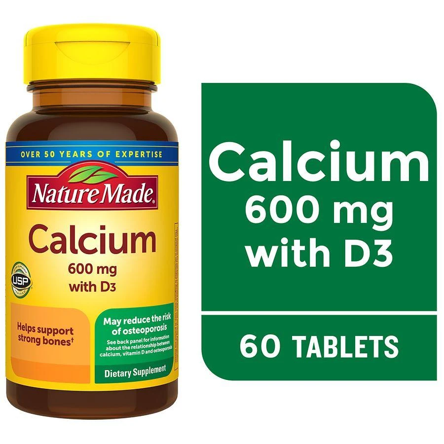 Nature Made Calcium 600 Mg With Vitamin D3 Tablets 2