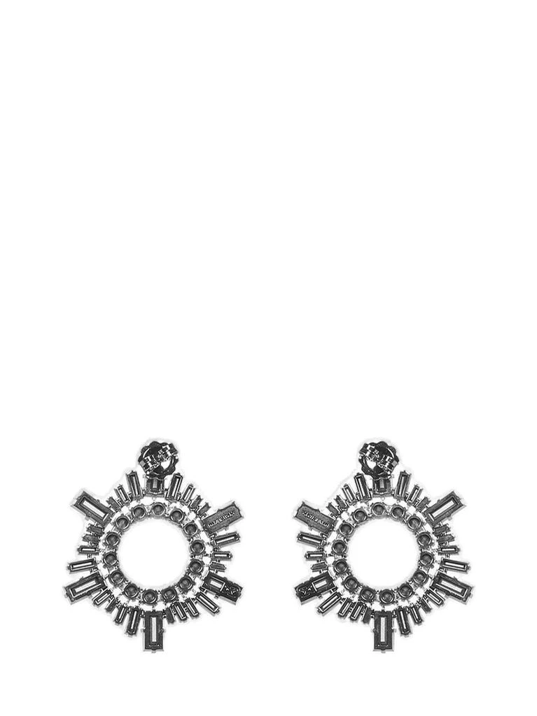 Amina Muaddi Amina Muaddi Begum Embellished Mini Earrings 2