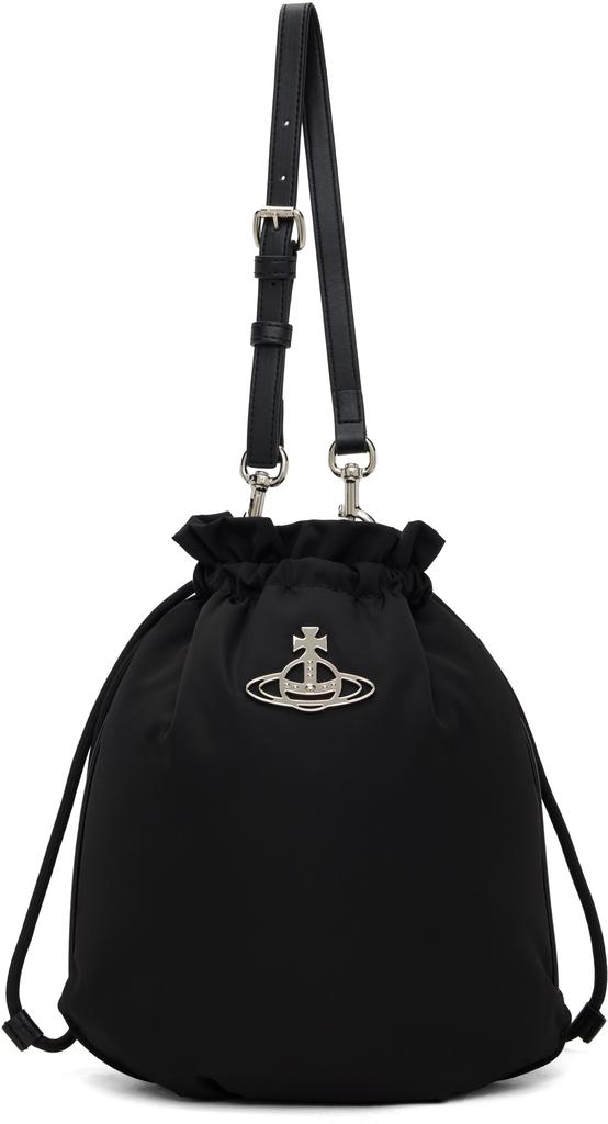 Vivienne Westwood| (DRAWSTRING POUCH SET (57010004U W01 Vivienne Westwood Black Drawstring Pouch Set Bag - Handbags