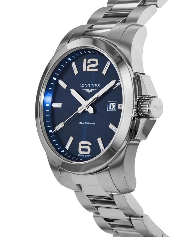 Longines Longines Conquest Quartz Blue Dial Stainless Steel Men's Watch L3.760.4.96.6 3