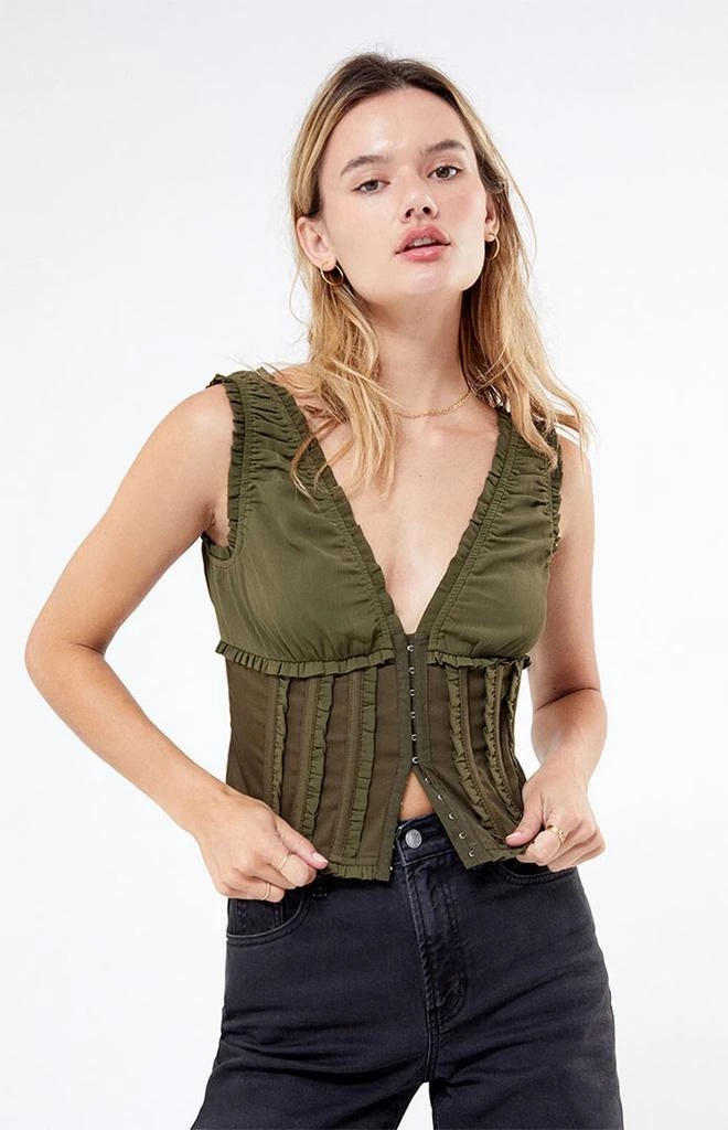 KENDALL & KYLIE Vintage Lover Corset Top 1