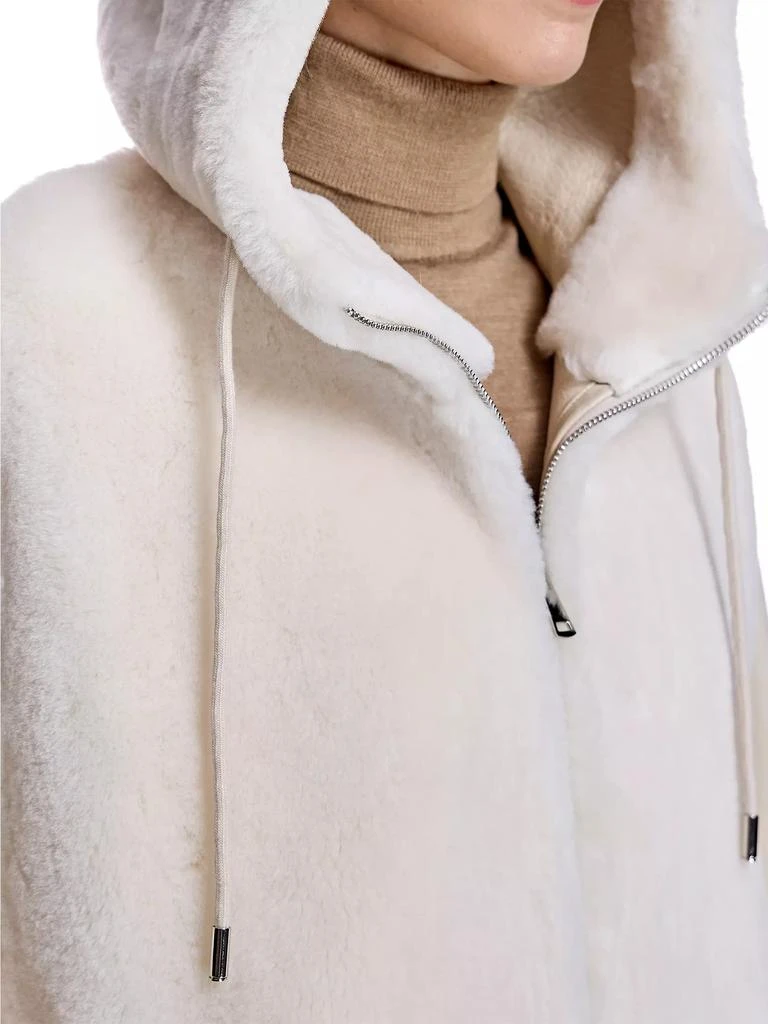 Maximilian Shearling Lamb and Wool Jacket 5
