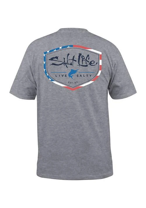 Salt Life Life Big Tall Amerishield Graphic T Shirt 1