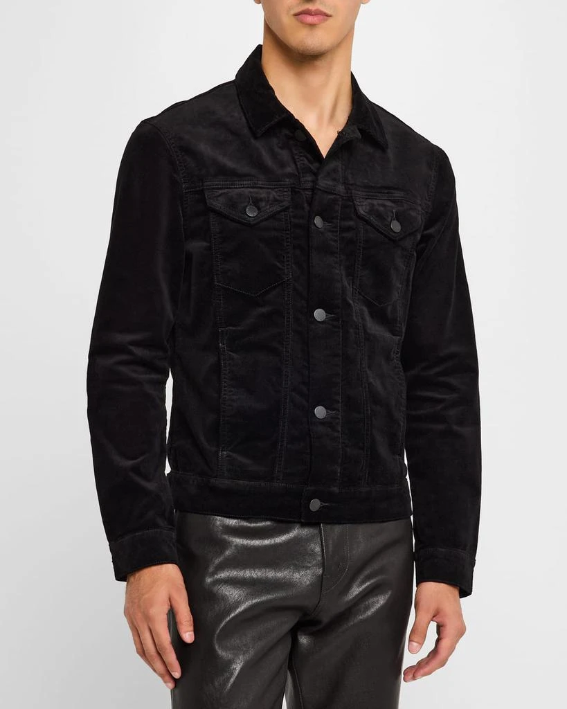 MONFRÈRE Men's Dean Slim Corduroy Trucker Jacket 4