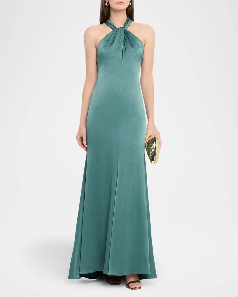 Wilde Twist-Front Halter Maxi Dress  On Sale Now with Up to 50% Off |  Discover Exclusive Deals & Savings at BeyondStyle  Authentic UNGARO dresses|women's  clothing|women|Women|gowns with Limited-Time Discounts, Free Shipping,