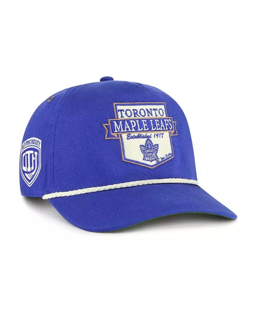 47 Brand Men's Blue Toronto Maple Leafs Old Time Hockey Rafter Sure Shot Hitch Adjustable Hat 1