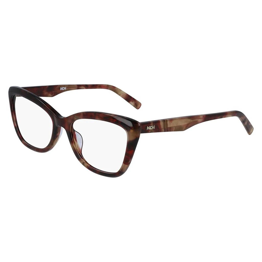 MCM MCM Women's Eyeglasses - Red Havana Cat-Eye Acetate Full-Rim Frame | MCM2708 636 1