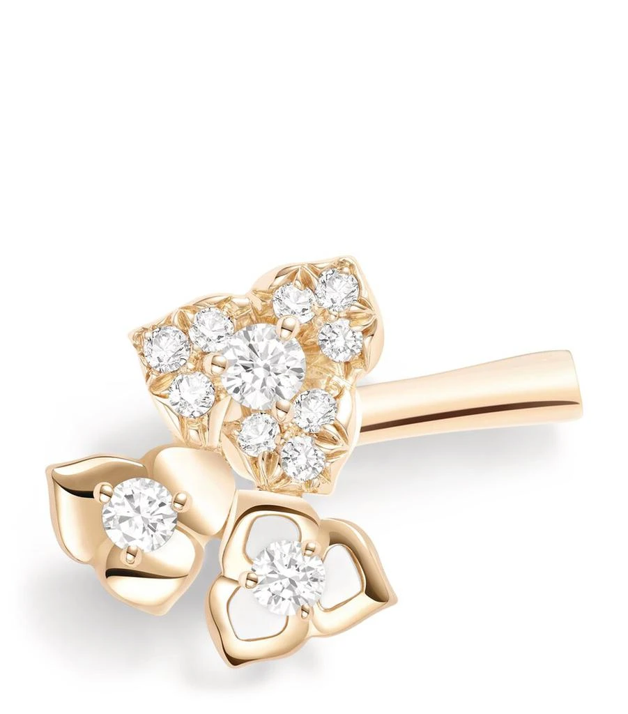 PIAGET Rose Gold and Diamond Rose Ear Clip 1