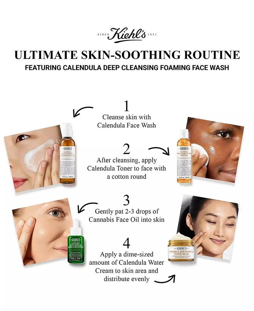 Kiehl's Calendula Deep Cleansing Foaming Face Wash, 7.8 fl. oz. 5