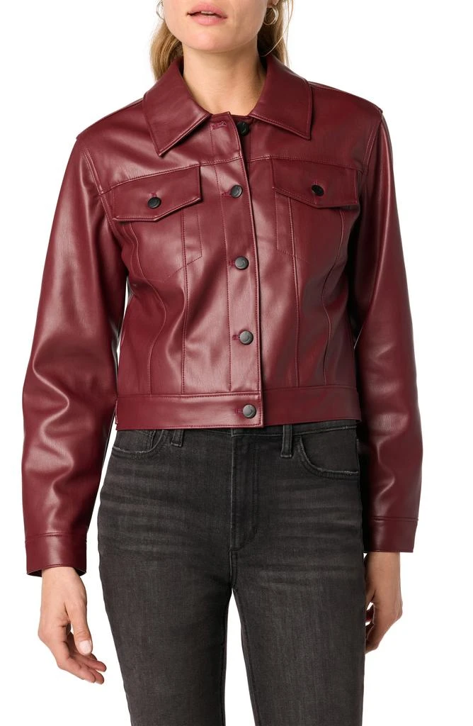 Joe's Crop Faux Leather Jacket 1