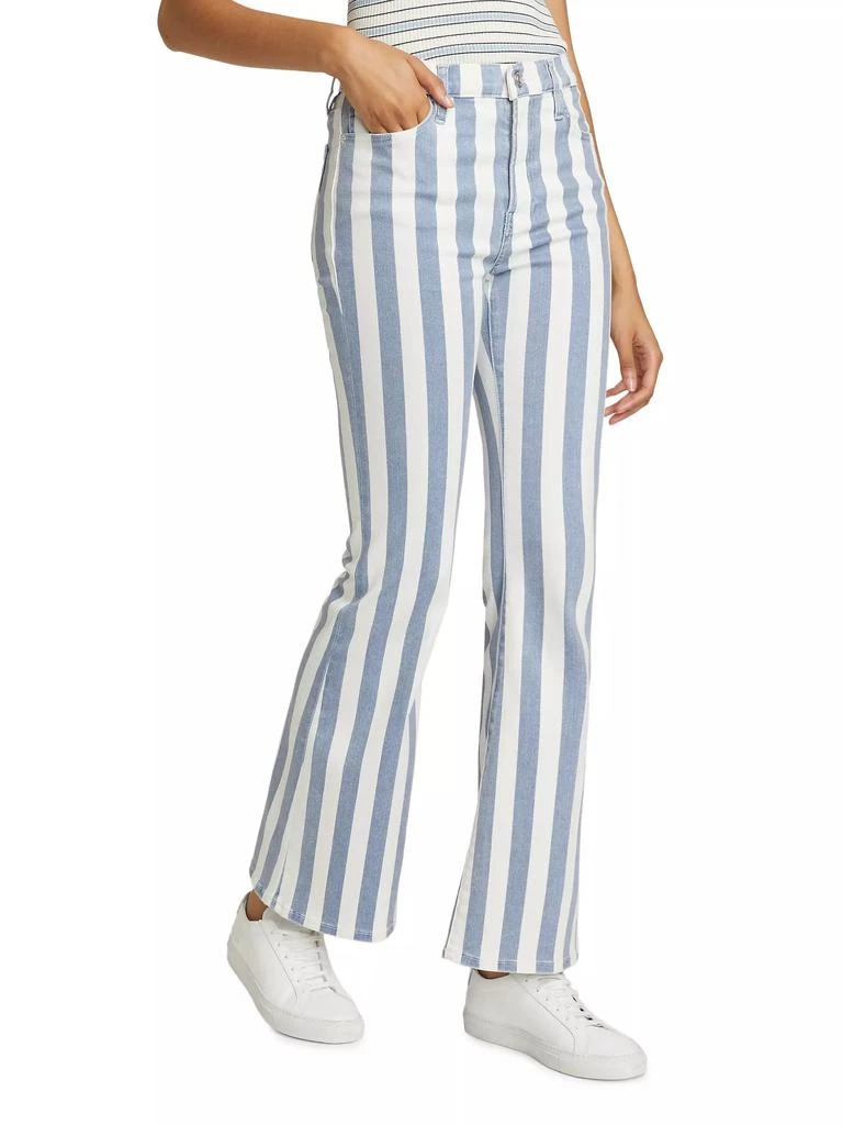 FRAME Le Easy Flare Striped Jeans 4
