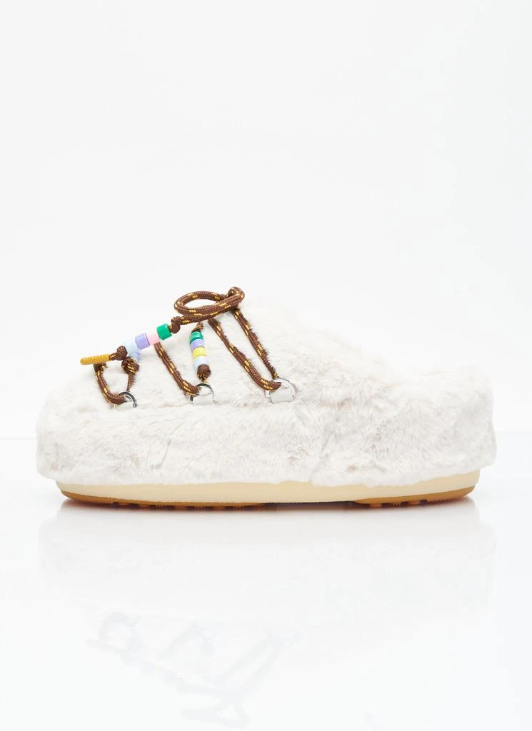 Moon Boot Faux-Fur Beads Mules 4