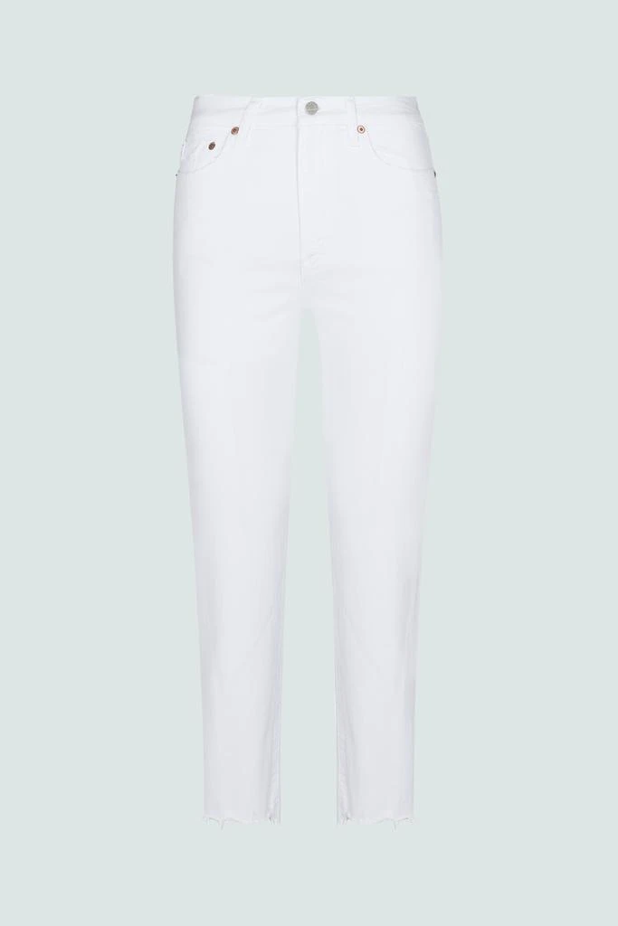 Pistola Denim Madi High Rise Slim - White 6