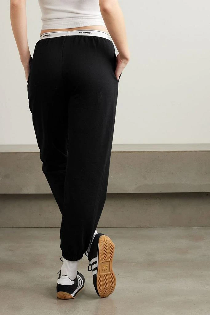 HOMMEGIRLS French cotton-terry track pants 3