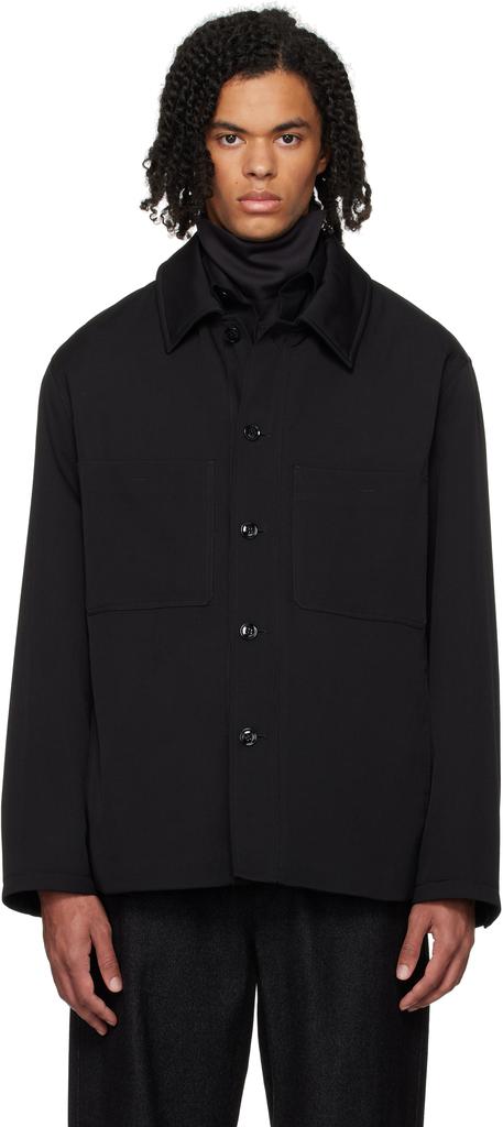 Shop Black Wadded Facing Jacket on Sale at BeyondStyle – Get