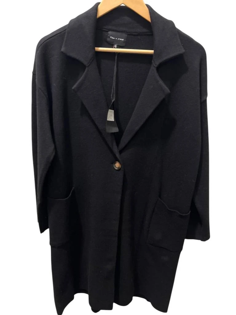 Tea N Rose Tea N Rose - Women's Wide Collar Coat 1