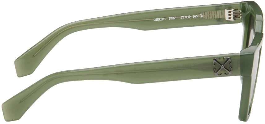 Off-White Green Branson Sunglasses 2