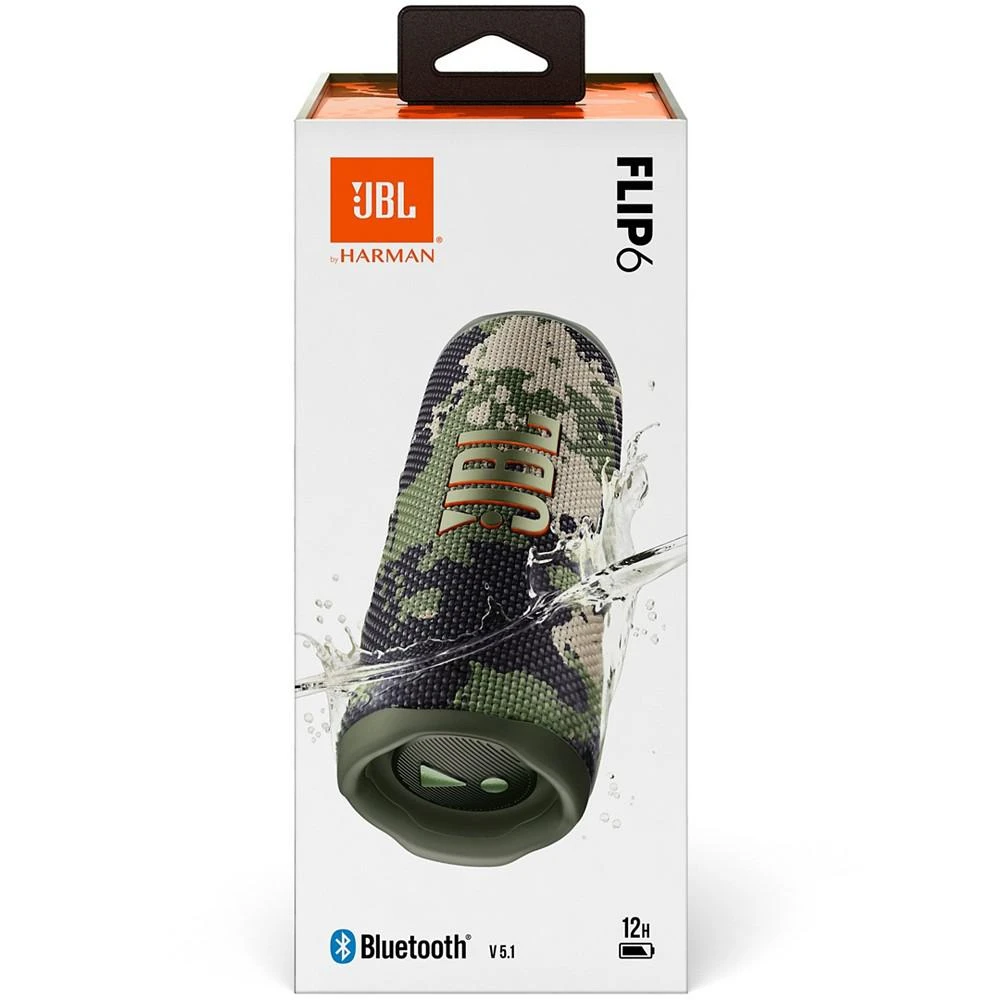 JBL FLIP6 Camo Portable Waterproof Speaker 7